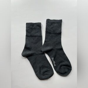 MaxMara Charcoal Socks